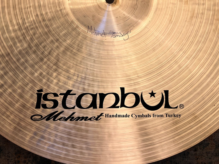 RARE 19” DARK WARM ISTANBUL MEHMET SULTAN JAZZ Ride Sizzle 1682 g