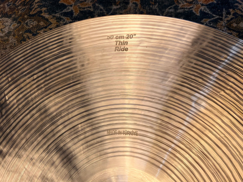 PERFECT LIGHT AIRY Bosphorus TRADITIONAL THIN Ride 20” ONLY 1580 g Crash