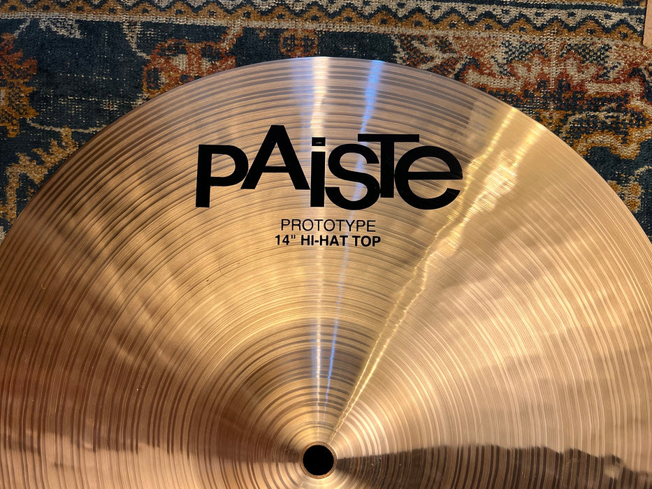 UNIQUE THIN PAISTE PROTOTYPE 2002 SOUND EDGE Hihats 14” 829 977 g MINT