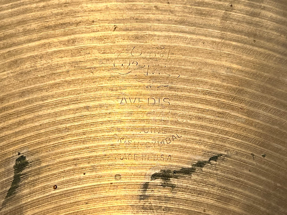 PAPER THIN Vintage 1960s Zildjian 14” Hihats ONLY 725 745 g Whispy Complex