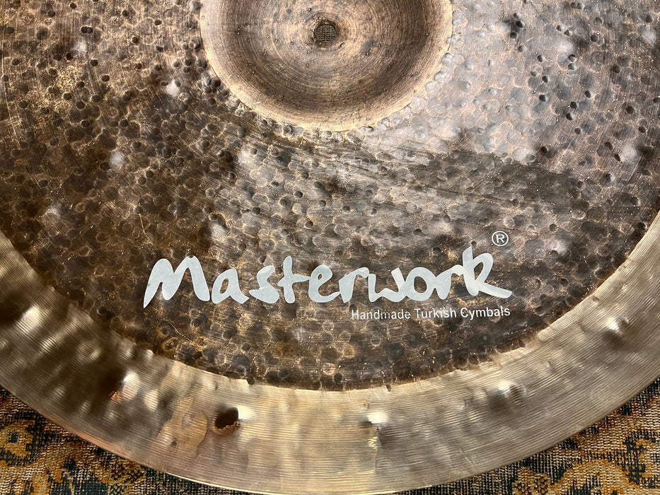 DARK COMPLEX Hand Hammered Masterwork 21” DUAL Paper Thin Crash Ride 1840 g