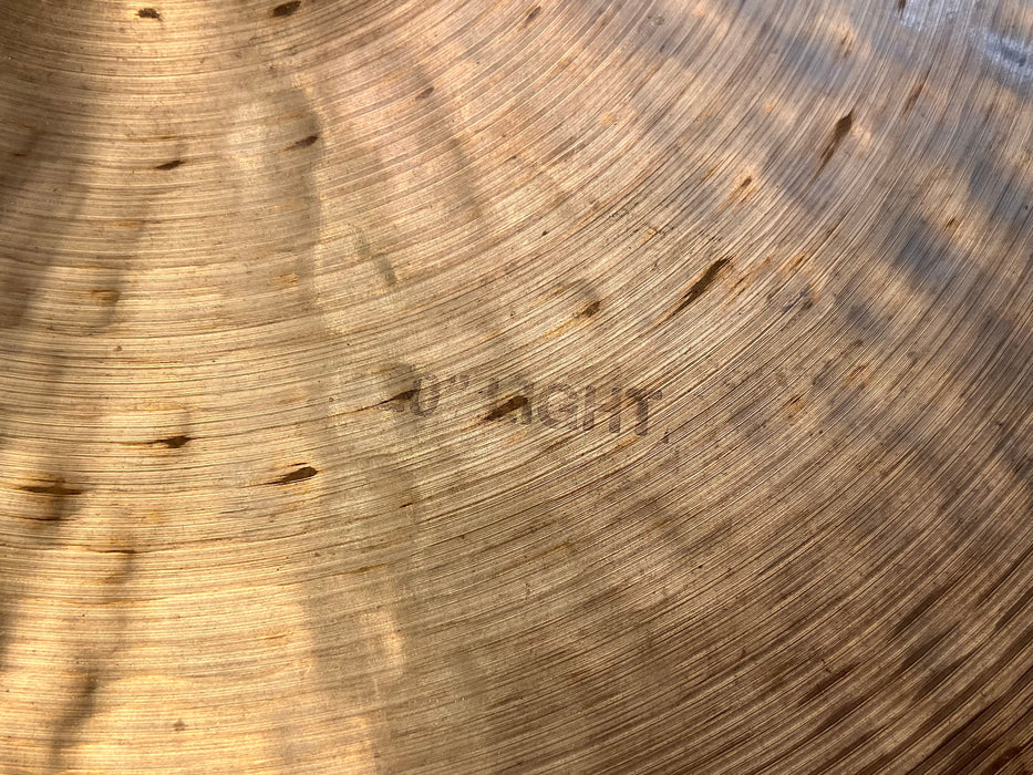 Rare 1st RUN 23 YR OLD Zildjian K Constantinople 20” LIGHT Ride 1961 g DRY CLEAN