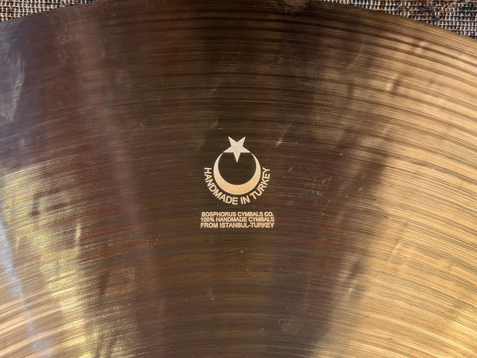 PERFECT LIGHT AIRY Bosphorus TRADITIONAL THIN Ride 20” ONLY 1580 g Crash