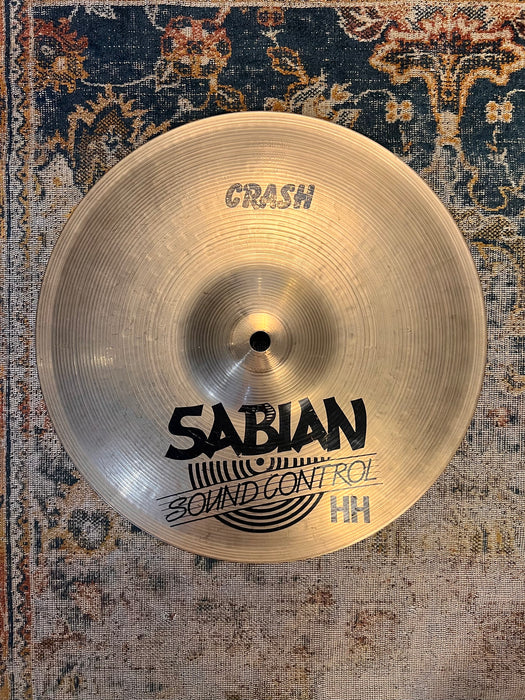 RARE SUPER MELLOW Sabian HH SOUND CONTROL 12" FLANGED Crash 417 g