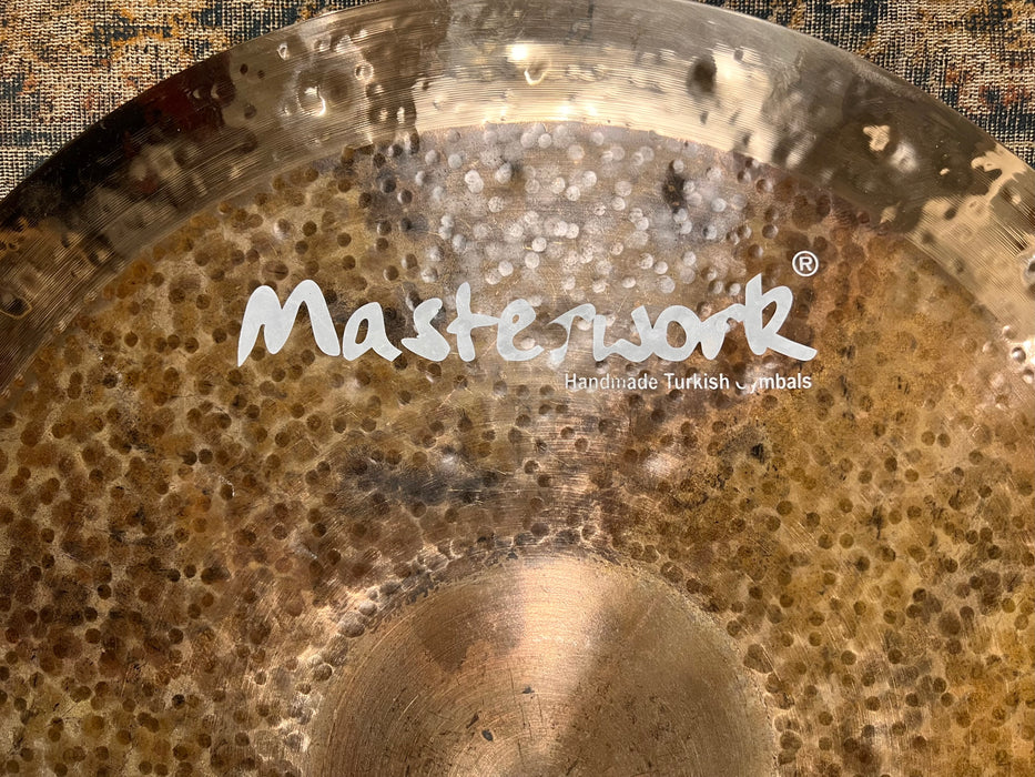 DARK COMPLEX Hand Hammered Masterwork 21” DUAL Paper Thin Crash Ride 1840 g