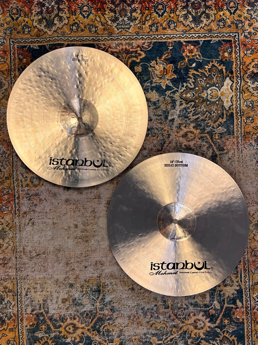 Rare Istanbul Mehmet LEGEND DRY 14” Hihats 926 1179 g PERFECT Dark Smooth