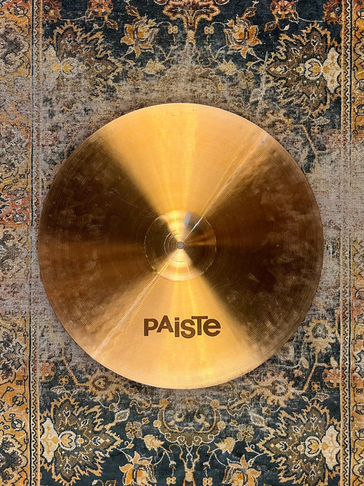 THIN LIGHT Vintage PAISTE 404 20” Ride ONLY 2035 g SUPER Clean