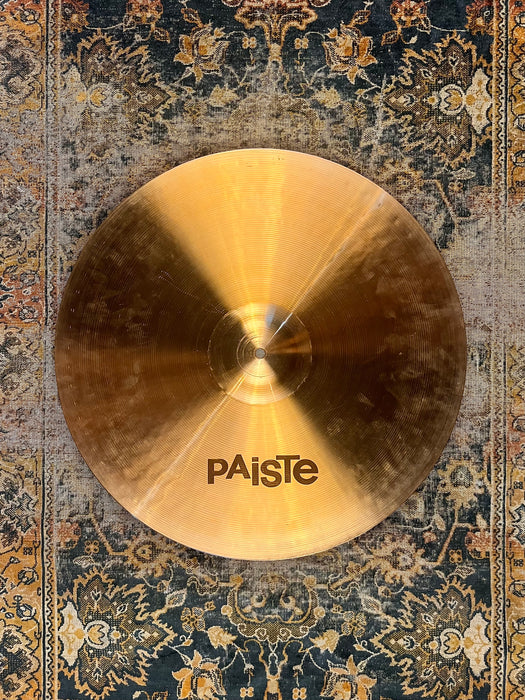 THIN LIGHT Vintage PAISTE 404 20” Ride ONLY 2035 g SUPER Clean