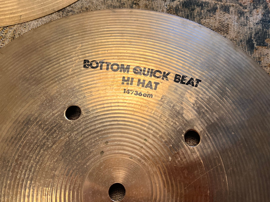 ULTRA CRISP Shimmering Zildjian QUICK BEAT 14” Hihats 1189 1224 g 1/2 Brilliant