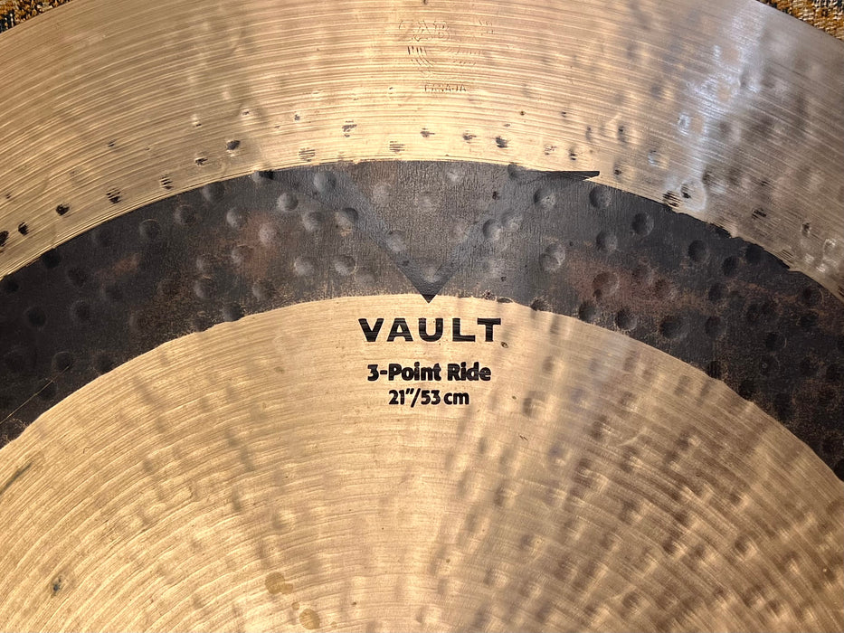 CONTROLLED VAULT Sabian HHX JACK DEJOHNETTE 3-POINT 21” Ride 2452 g