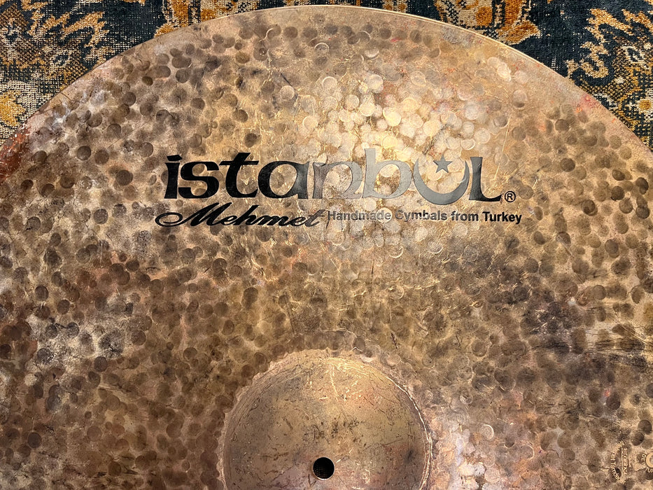 MASSIVE Raw Dry Dark Istanbul Mehmet TURK JAZZ Ride 24” 2850 g IMMACULATE!