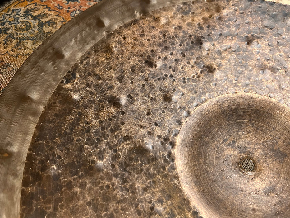 DARK COMPLEX Hand Hammered Masterwork 21” DUAL Paper Thin Crash Ride 1840 g