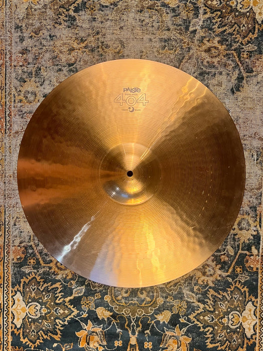 THIN LIGHT Vintage PAISTE 404 20” Ride ONLY 2035 g SUPER Clean