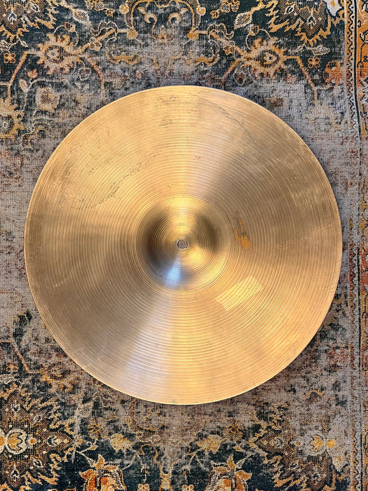 RARE Vintage Zildjian FACTORY STAMPED CRASH RIDE 18” ONLY 1356 g