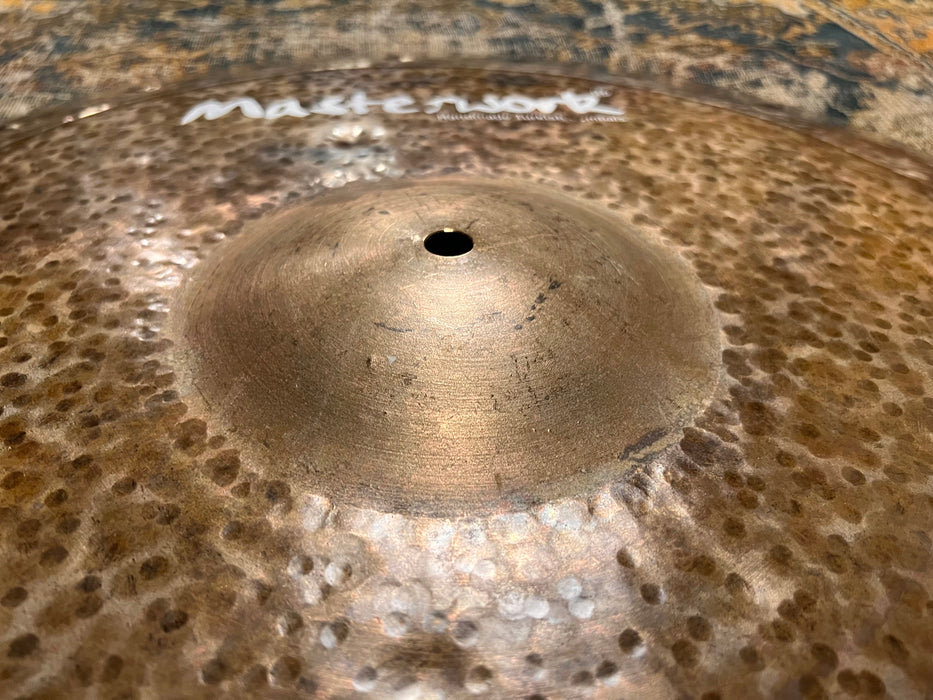 DARK COMPLEX Hand Hammered Masterwork 21” DUAL Paper Thin Crash Ride 1840 g