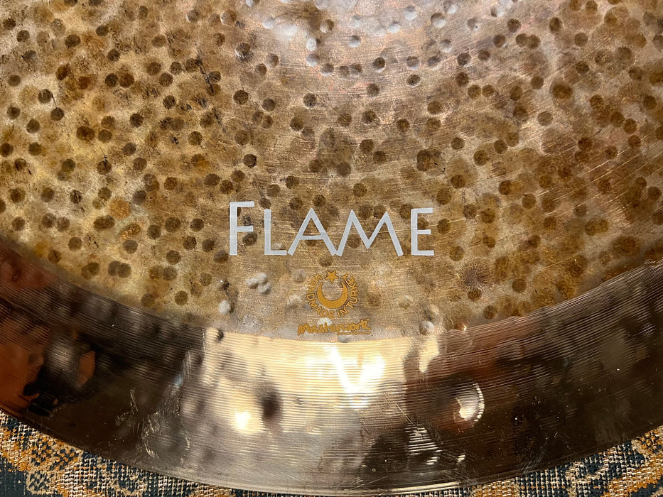 DARK COMPLEX Hand Hammered Masterwork 21” DUAL Paper Thin Crash Ride 1840 g