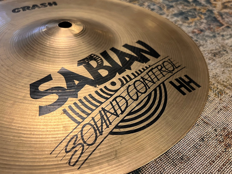 RARE SUPER MELLOW Sabian HH SOUND CONTROL 12" FLANGED Crash 417 g