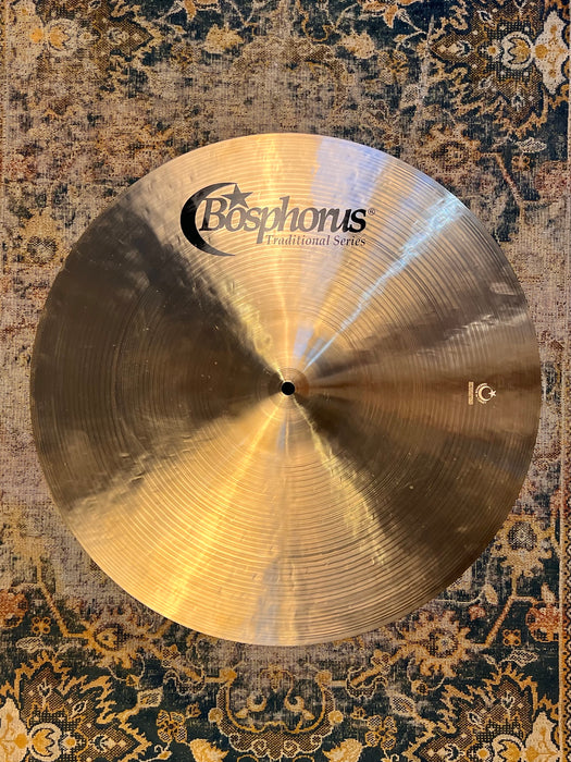 PERFECT LIGHT AIRY Bosphorus TRADITIONAL THIN Ride 20” ONLY 1580 g Crash
