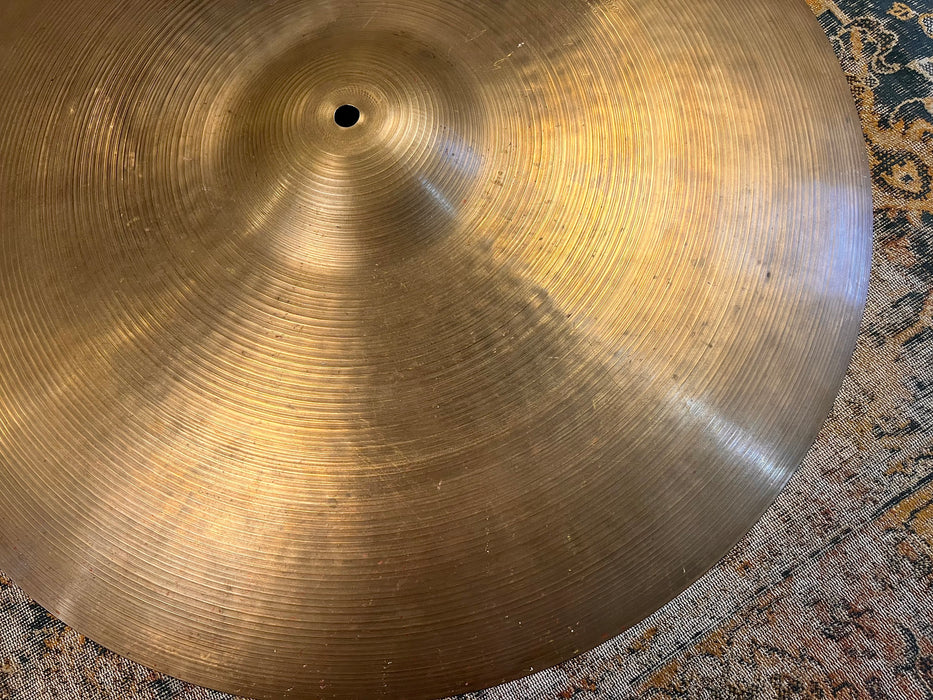 BIG Light 1960s Vintage Zildjian 22” Light Crash Ride ONLY 2542 g