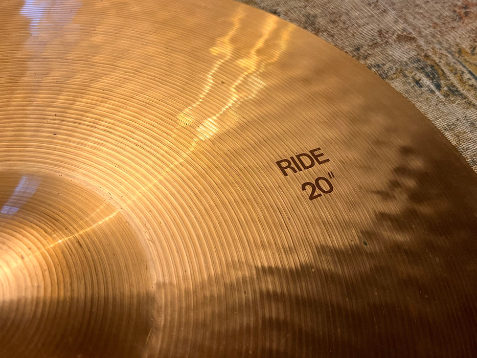 THIN LIGHT Vintage PAISTE 404 20” Ride ONLY 2035 g SUPER Clean