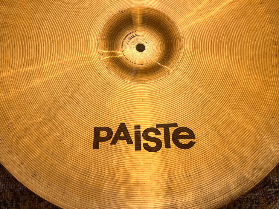 THIN LIGHT Vintage PAISTE 404 20” Ride ONLY 2035 g SUPER Clean