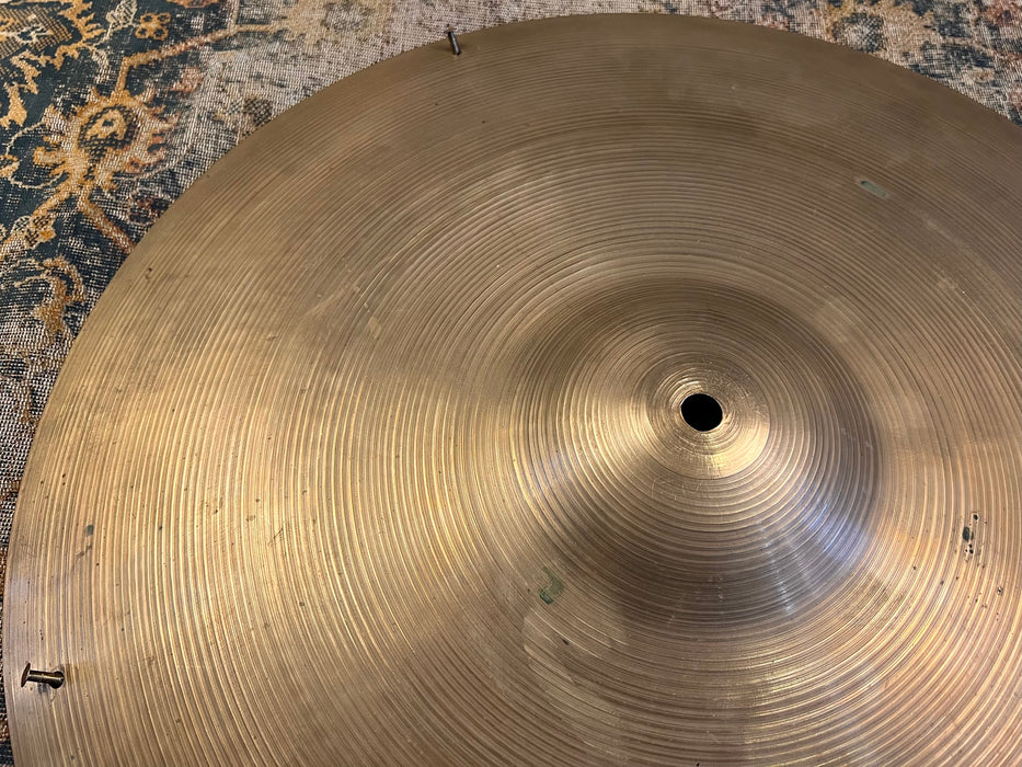 Light Complex Hand Hammered 1960s Vintage Zildjian 20” Sizzle Ride 2042 g