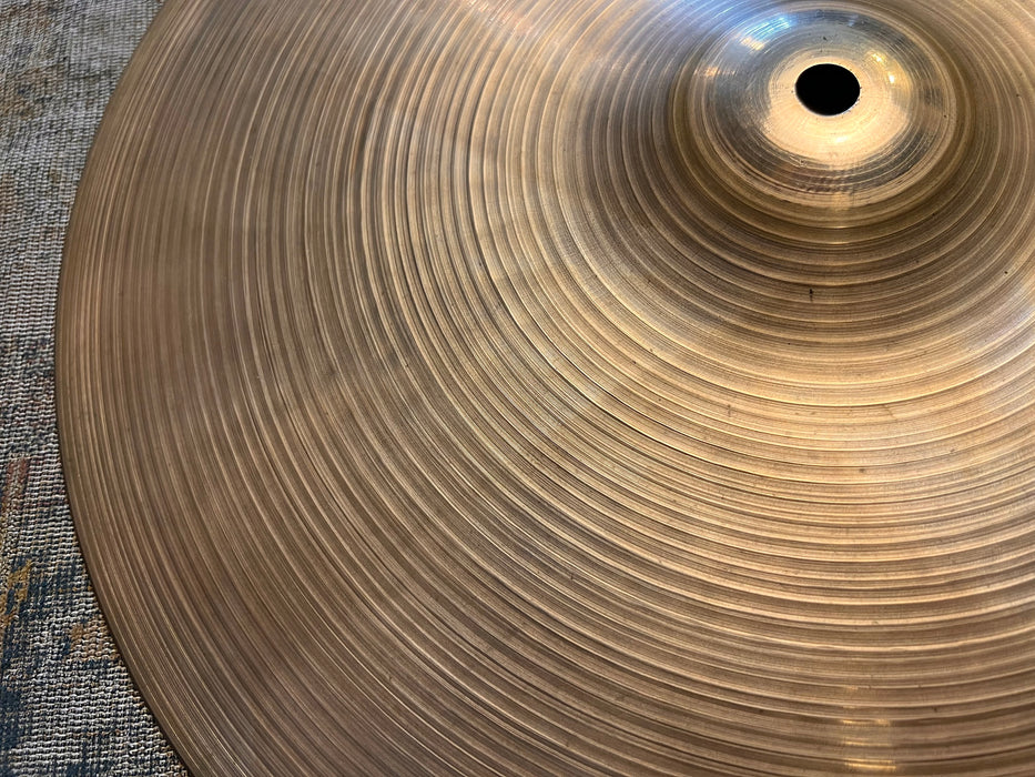 THIN TOP Vintage Zildjian 1970s 15” NEW BEAT Hihats 935 1496 g CLEAN DARK