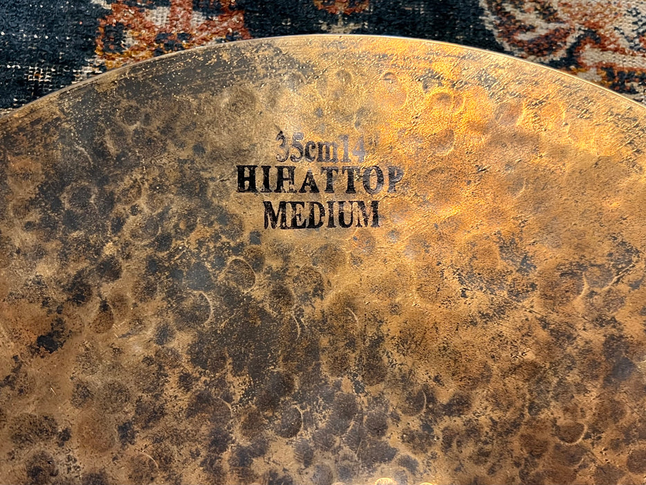 Istanbul Mehmet Raw Unlathed Brilliant Bell Dark Crisp Hihats 14” 1022 1298 g MINT