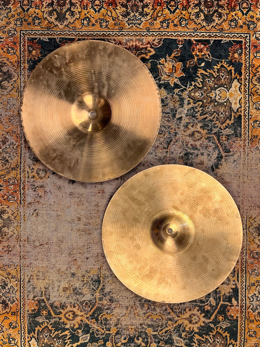 Vintage Canadian Zildjian Sabian Light New Beat Combo Hihats 14” 894 1259 g