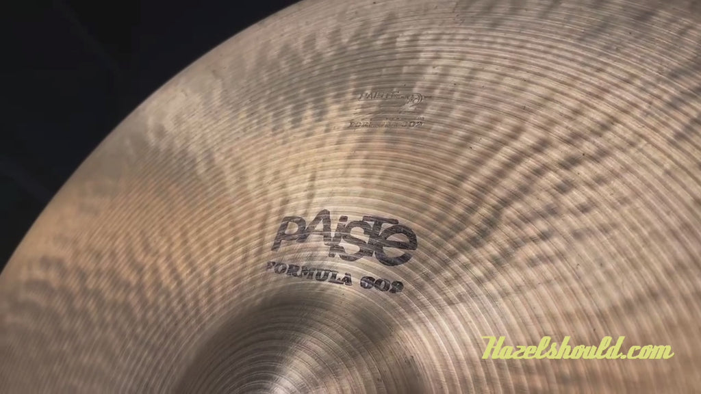 Rare CLEAN Vintage Paiste 602 Medium Ride 20” 2382 g DARK