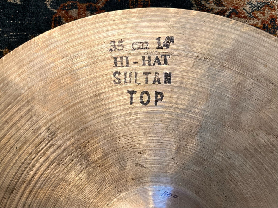 RARE PRE SPLIT ISTANBUL AGOP MEHMET SULTAN Hihats 14” 1100 1270 g