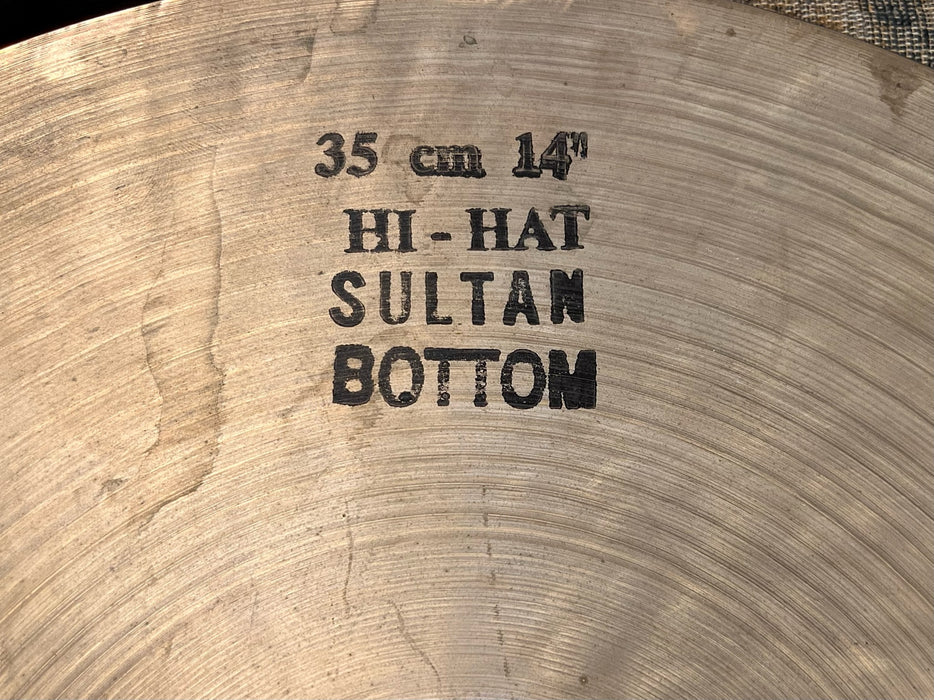 RARE PRE SPLIT ISTANBUL AGOP MEHMET SULTAN Hihats 14” 1100 1270 g