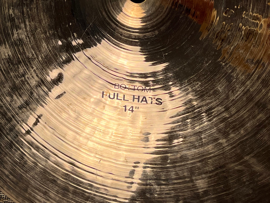 No Longer Made BRILLIANT Paiste Twenty Custom FULL Hihats 1032 1319 g