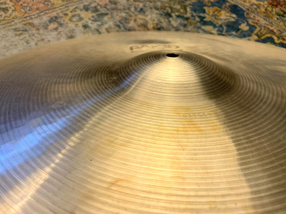 RARE Vintage Paiste 602 BLACK LABEL HEAVY 20” Ride 2572 g PHIL COLLINS