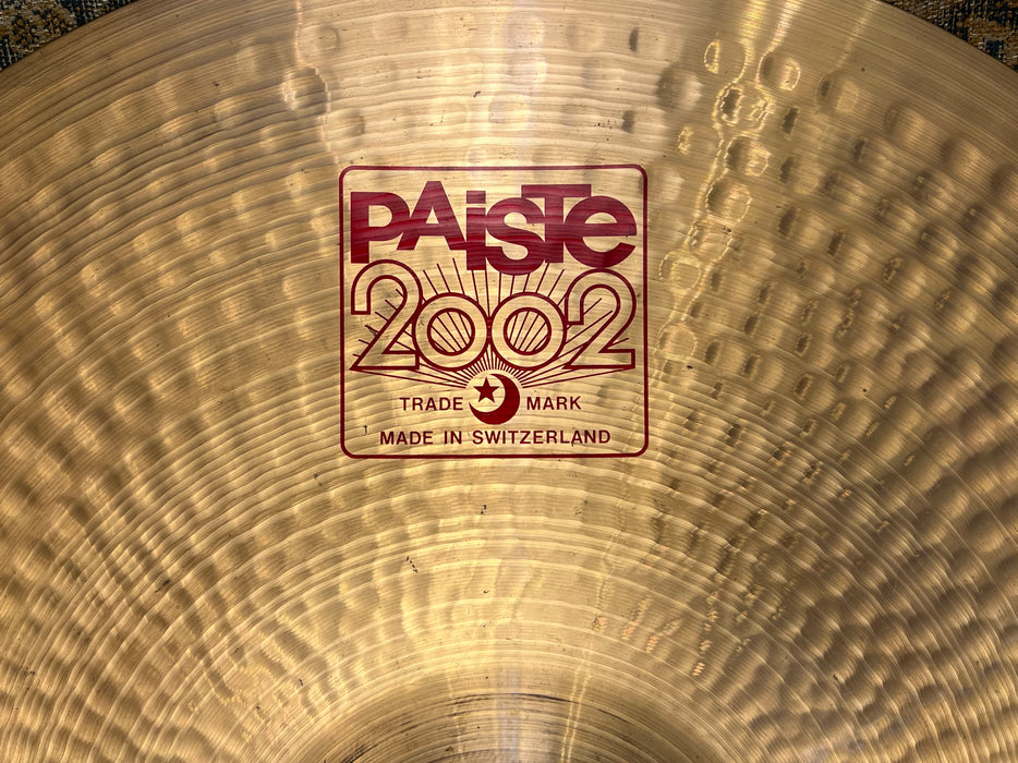 CLEAN Paiste 2002 22” POWER RIDE 3545 g Magnificent BELL