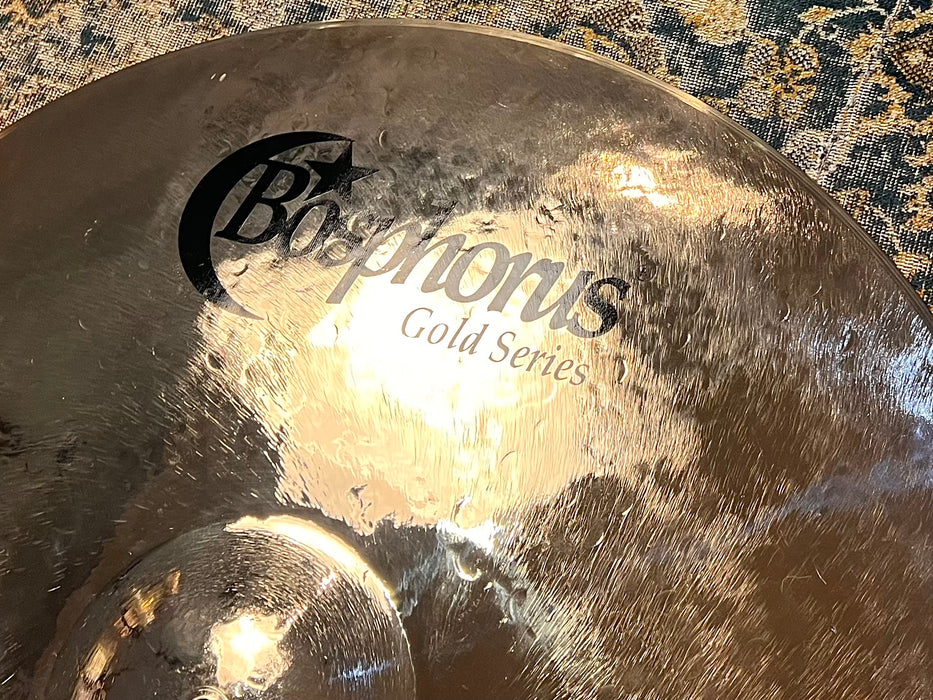 Gorgeous DRY Bosphorus RAW GOLD Ride 22” 3000 g MINT