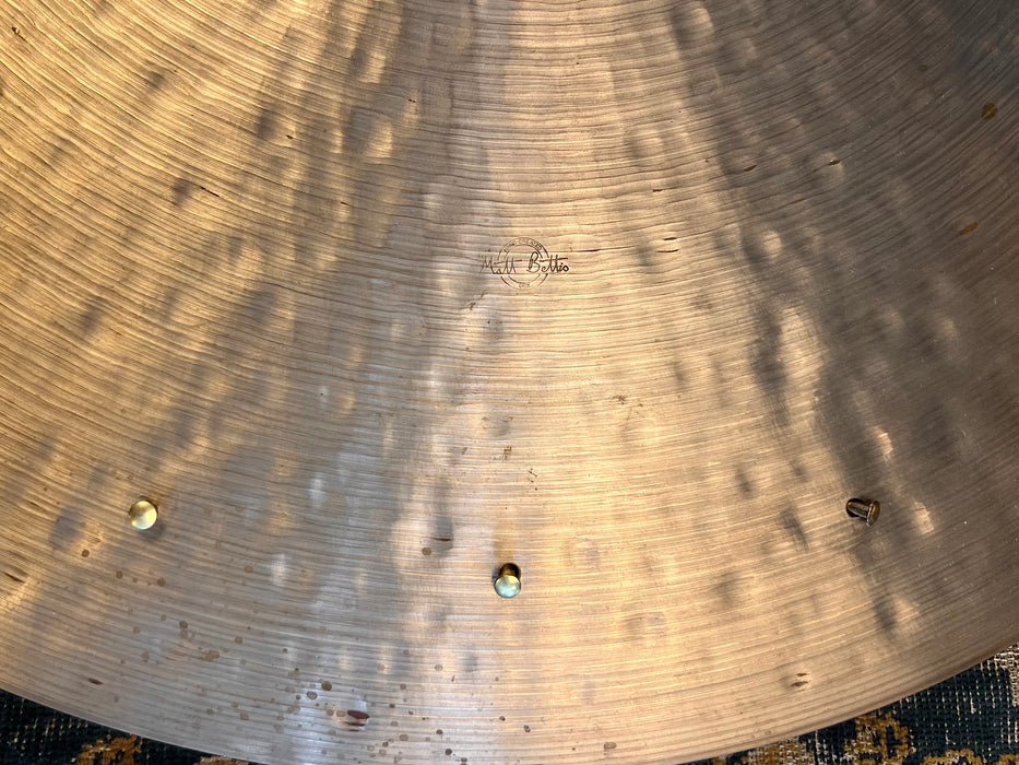 Rare DARK SMOKY COMPLEX MATT BETTIS 21” Crash Ride ONLY 2408 g CLEAN
