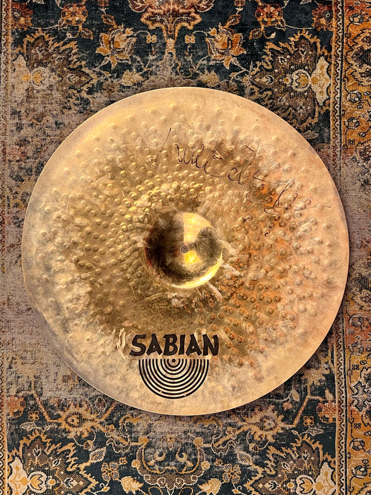 AUTOGRAPHED Sabian WILL CALHOUN LUNAR Ride 21” 3500 g RARE