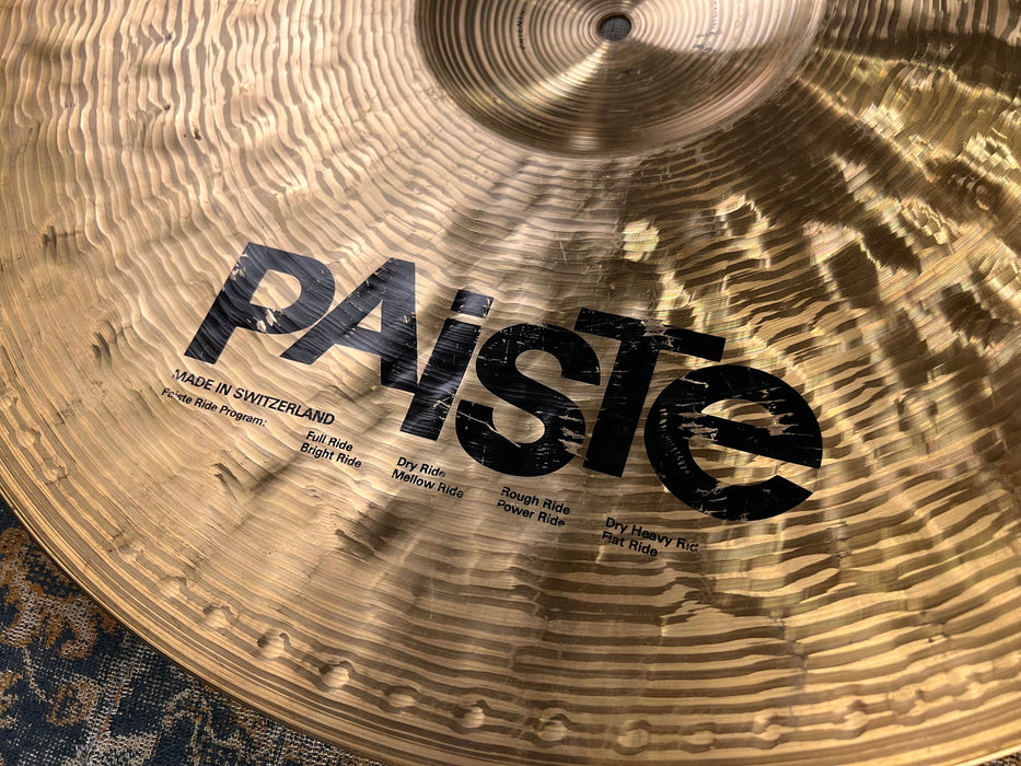 Discontinued EARLY Paiste Signature 21” DRY HEAVY Ride 3226 g Danny Carey