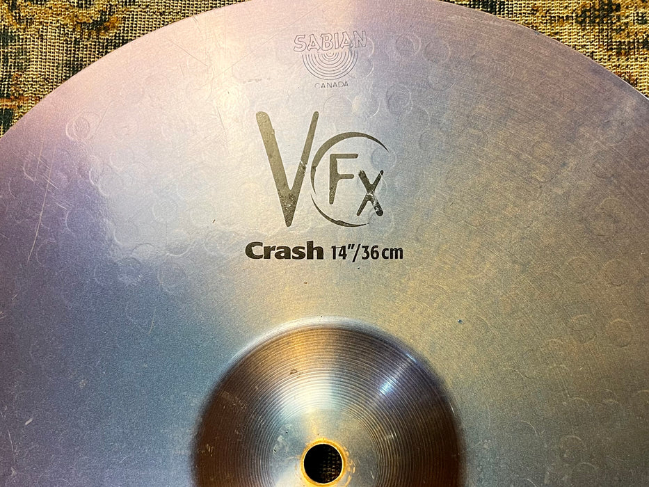 RARE DISCONTINUED Sabian Tony Verderosa VFX 14" Crash 856 g