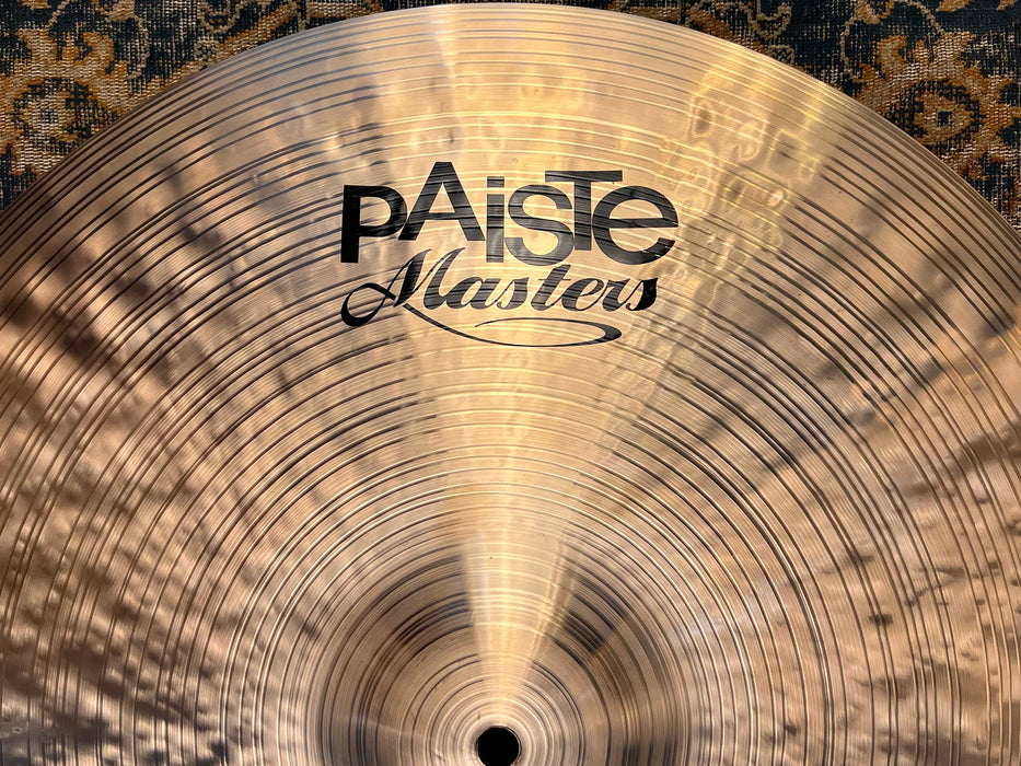 Perfect Paper Thin Paiste MASTERS Dark Crash Ride 20” 1793 g