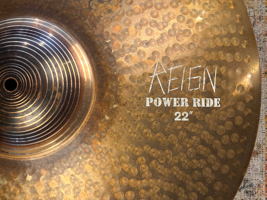 Paiste DAVE LOMBARDO RUDE REIGN 22” POWER RIDE 3818 g DARK HUGE BELL