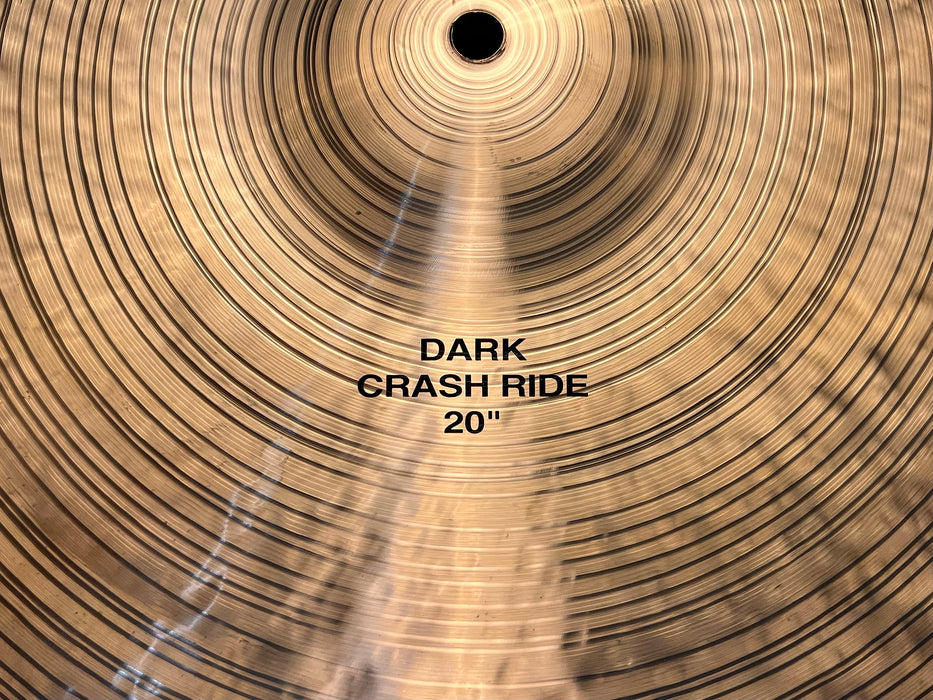 Perfect Paper Thin Paiste MASTERS Dark Crash Ride 20” 1793 g