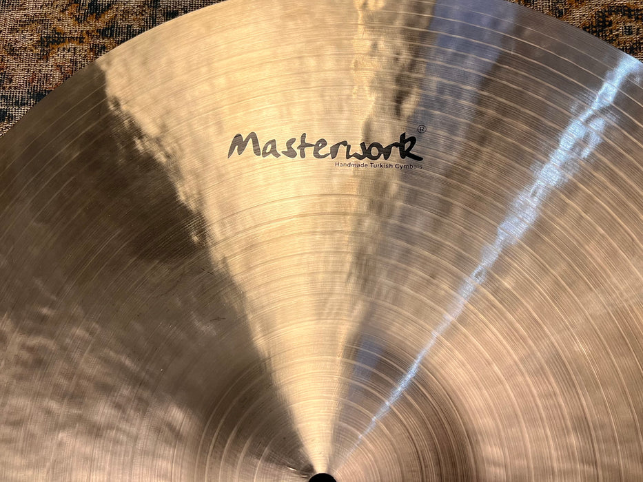 GLOWING Masterwork JAZZ MASTER 20” Paper Thin Crash Ride 1428 g