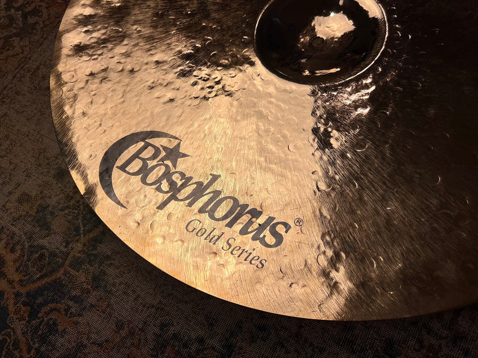 Gorgeous DRY Bosphorus RAW GOLD Ride 22” 3000 g MINT