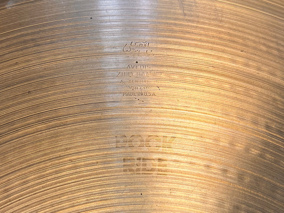Semi-Dry CUTTING ZILDJIAN 21” ROCK Ride 3308 g CLEAN