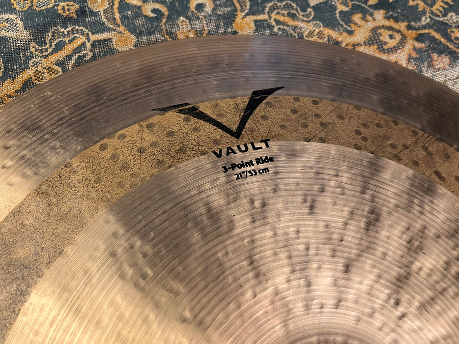 THIN VAULT Sabian HHX JACK DEJOHNETTE 3-POINT 21” Ride 2382 g