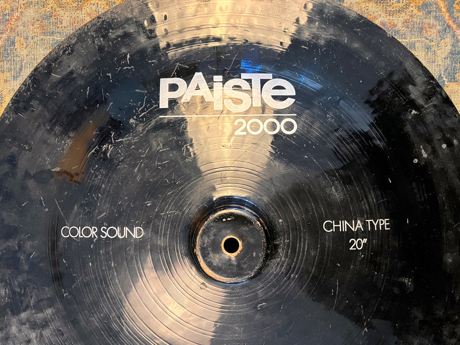 ORIGINAL Paiste 2000 COLORSOUND CHINA 20” 1788 g Bozzio