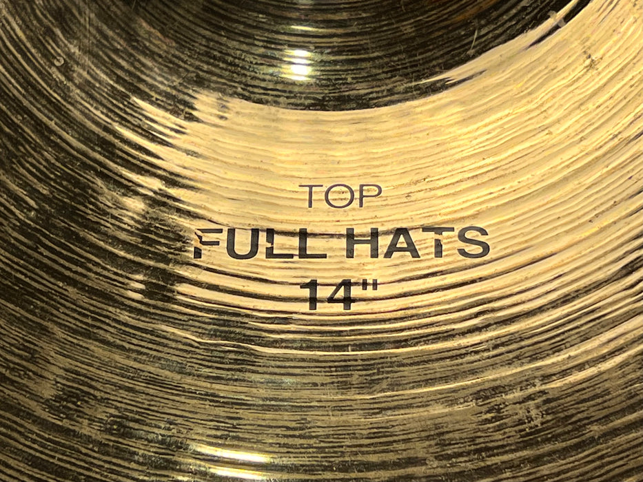 No Longer Made BRILLIANT Paiste Twenty Custom FULL Hihats 1032 1319 g