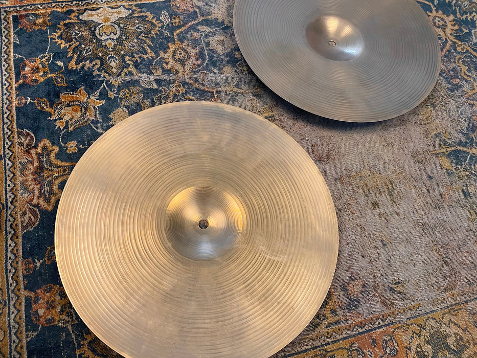 LIGHT Vintage Zildjian 1970s Thin Hihats 14” 931 992 G Gordon Lightfoot